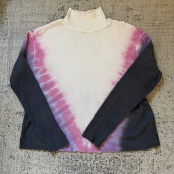 Anthropologie Tops - Anthropologie t.la Tie Dye Turtleneck Top Women's M